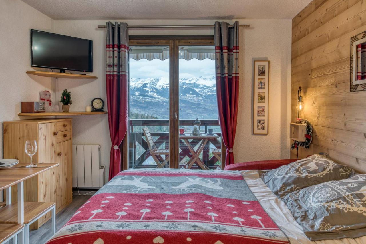 Studio Cosy coin-nuit proche centre - Vue splendide Saint-Gervais-les-Bains Extérieur photo